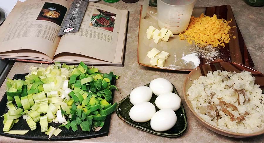 Welsh Anglesey Eggs prep