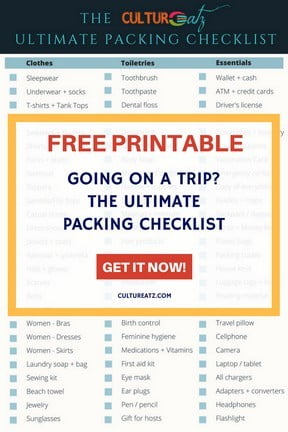 Free Ulitmate Packing Checklist