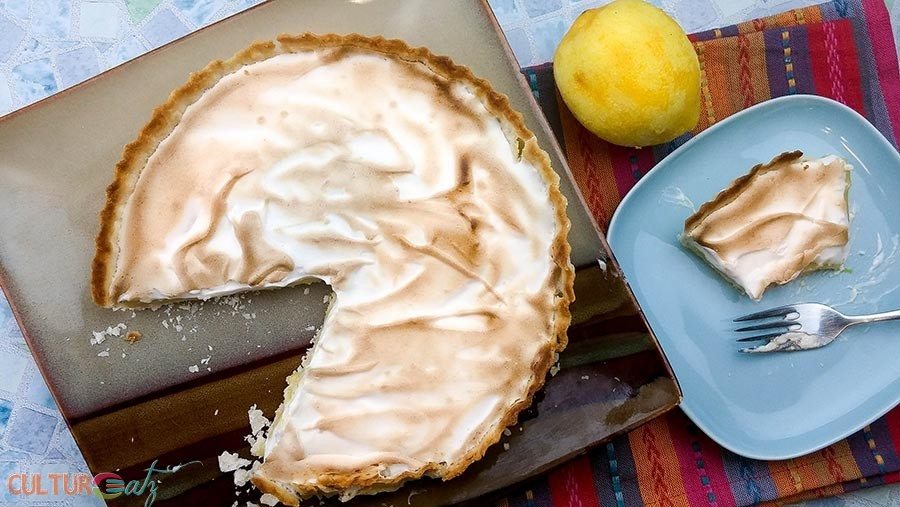 Aquafaba Lemon Meringue Pie (Vegan GF DF SF NF)