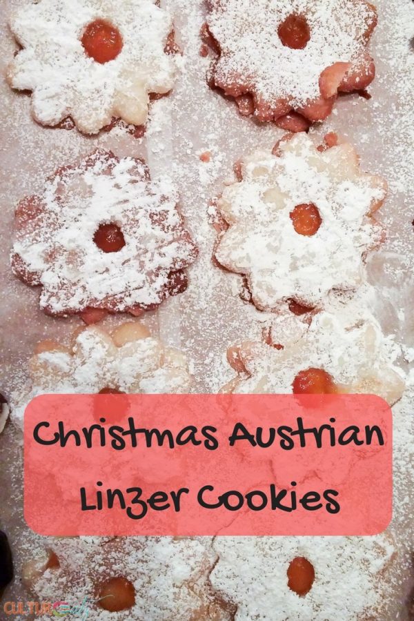 Austrian Linzer cookies