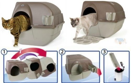 Omega Paw Roll N Clean Self Cleaning Litter Box Christmas Gift Guide 2017