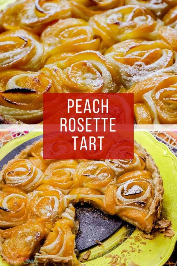 Peach Rosette Tart