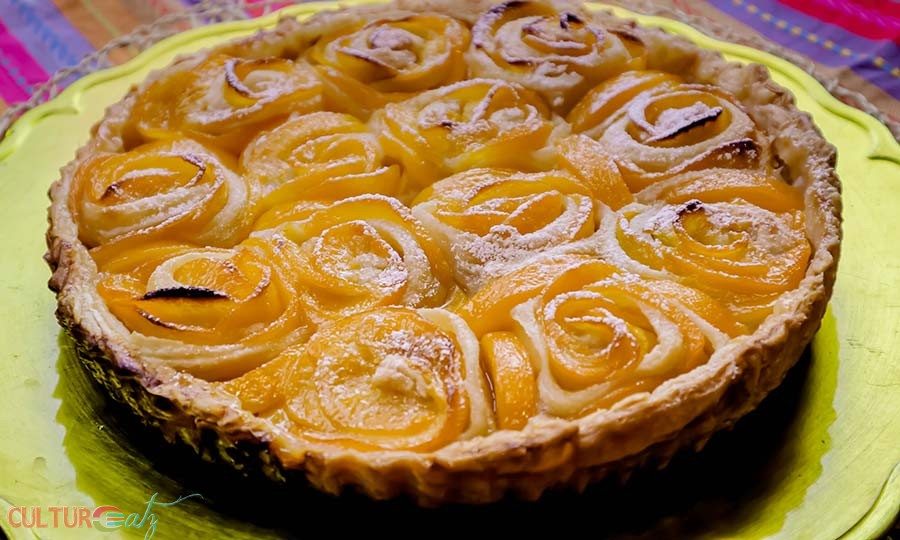 Peach Rosette Tart pie recipe roundup