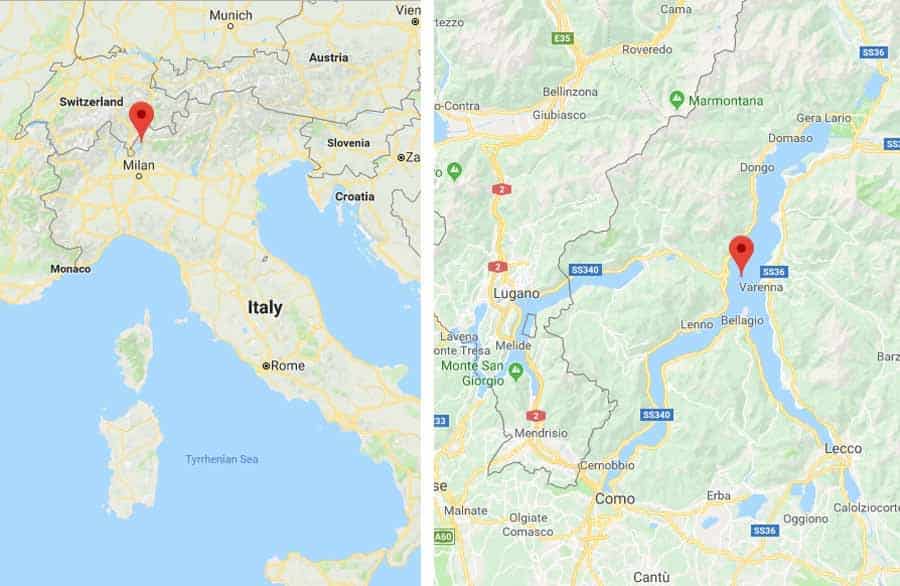 Italy Map Lake Como Island Maps   Italian Lakes Holidays Lake Como Map 