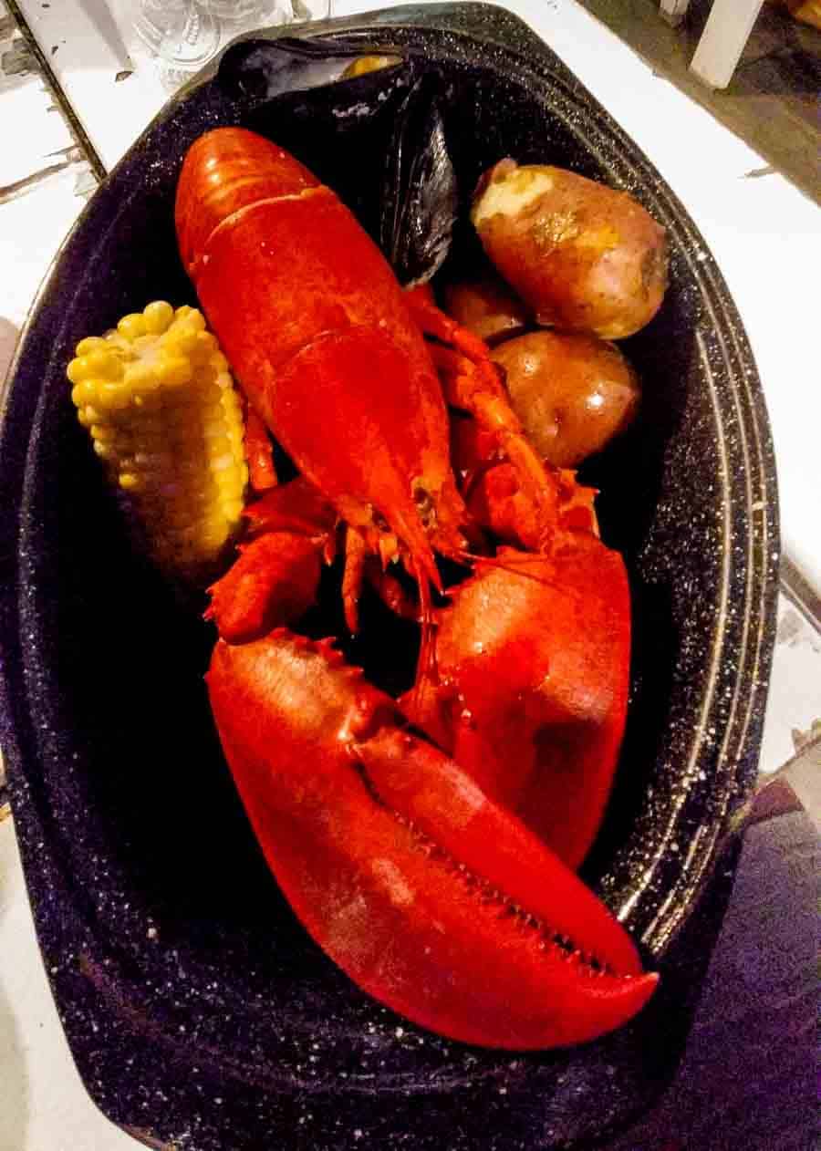 Aacdia Bar Harbor lobster dinner