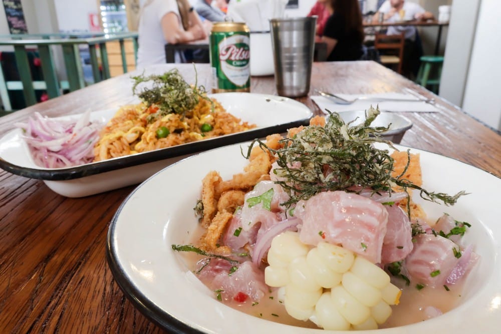 Ceviche in Lima Peru