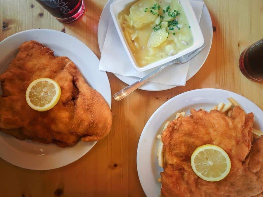 Best Meal While Traveling Wiener Schnitzel