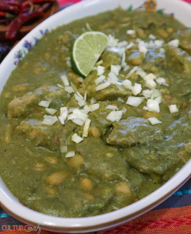 Mexican Mole Sauce Recipe Pork with Green Mole and White Beans lon