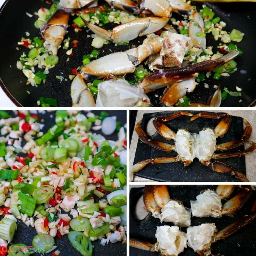 singapore chilli crab recipe prep and cooking