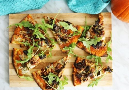 Blue Cheese Pizza with Pumpkin