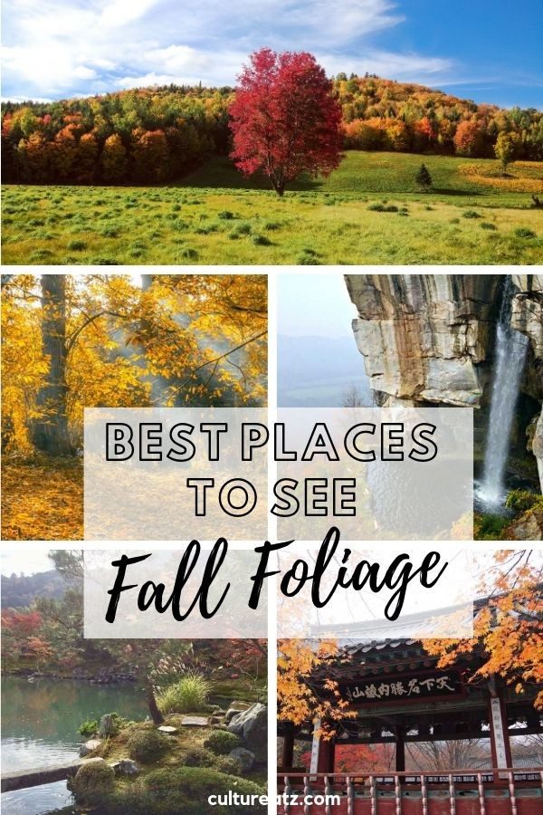 Best Places to See Fall Foliage