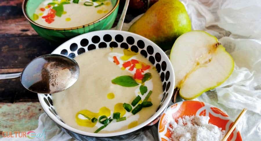 cold pear soup