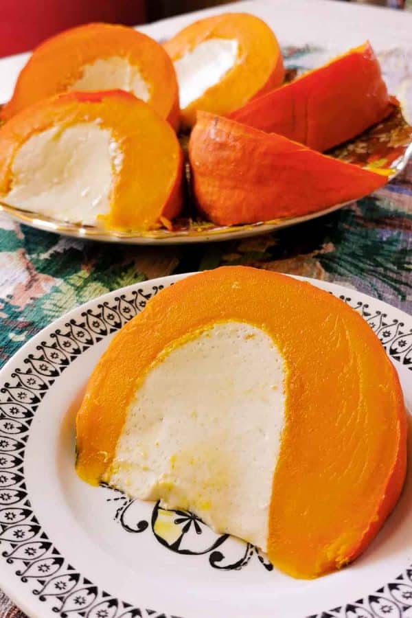 Laotian Pumpkin Coconut Custard slice