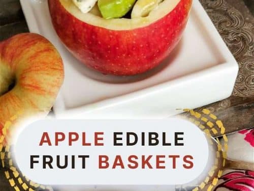 Apple Edible Fruit Baskets