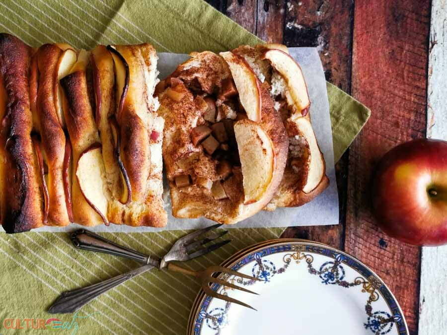 Cosmic Crisp Apples Cinnamon Pull-Apart Bread