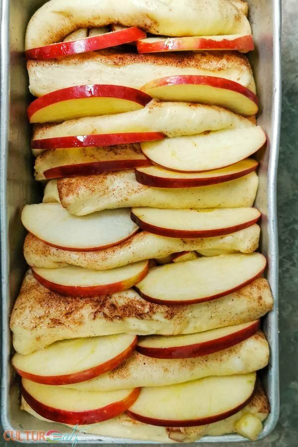 Cosmic Crisp Apples Cinnamon Pull-Apart Bread