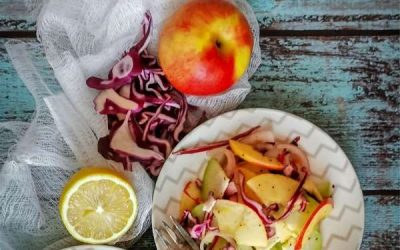 Delicious Apple Coleslaw and Citrus Salad Dressing