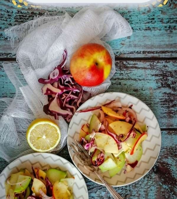 Delicious Apple Coleslaw and Citrus Salad Dressing