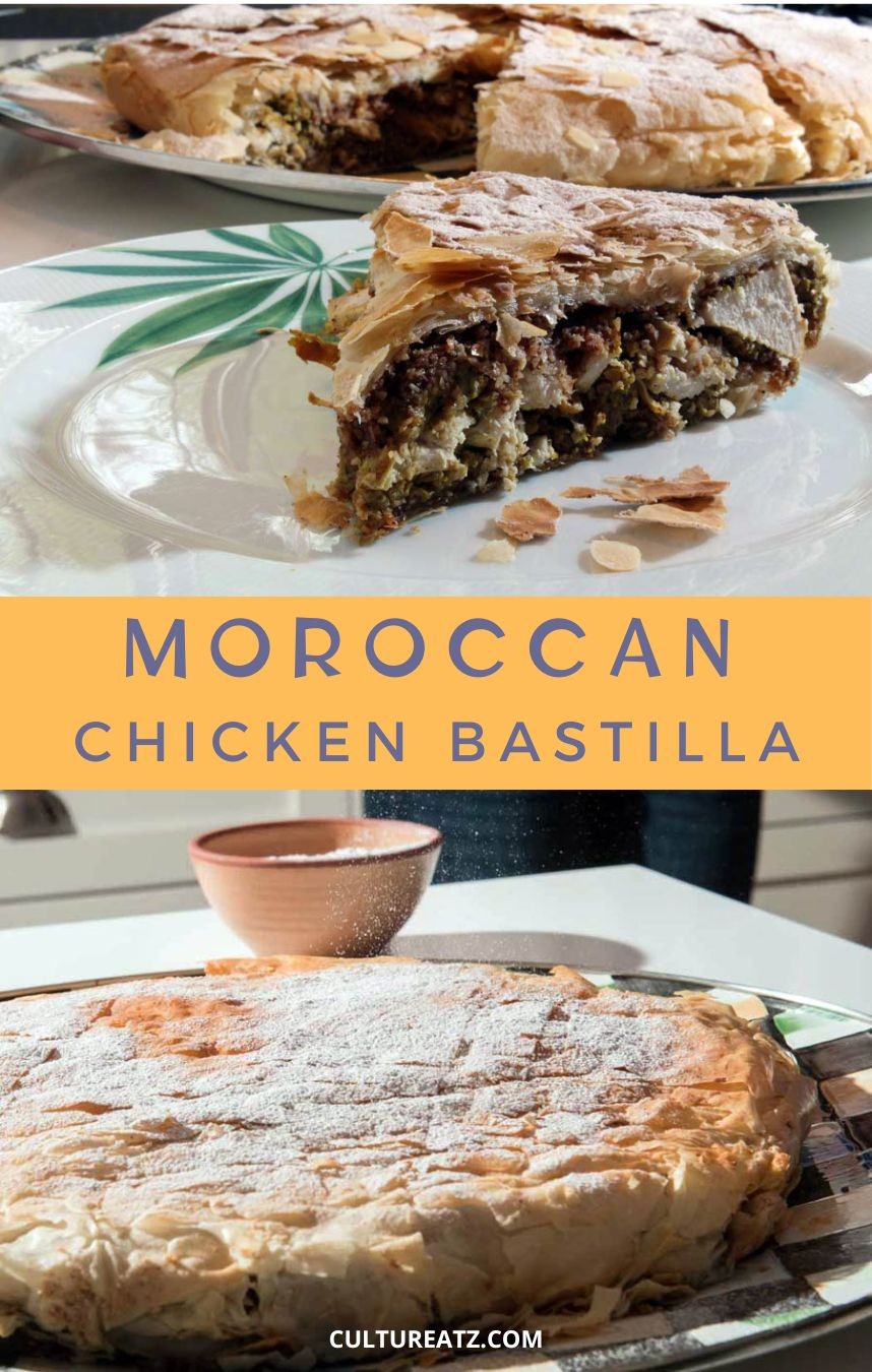 Moroccan chicken bastilla recipe