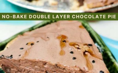 Best No Bake Double Layer Chocolate Pie