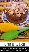 Chaja Uruguayan Peach Meringue Layer Cake