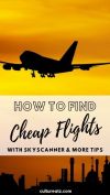 How to Find Cheap Flights skyscanner