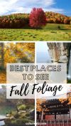 Best Places to See Fall Foliage