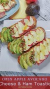 Meet the Apple Avocado Cheese and Ham Toastie with a drizzle of honey, the new lunch sandwich in town. Picture a slab of bread broiled with smoked gouda, ham slices, slivers of apple, and avocado. Open Apple Avocado Cheese and Ham Toastie