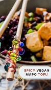 spicy vegan mapo tofu